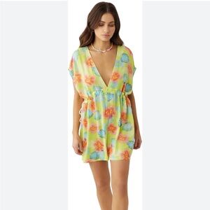 O'Neill Isadora Romper in Wild Lime, Resort, summer NWT, Sz M